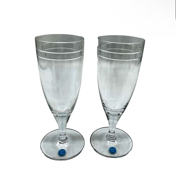 Tiffany & Co. Crystal Flutes in Iconic Blue Box - Picture 4 of 12